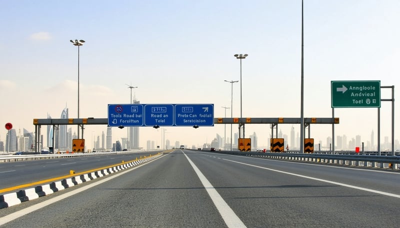 Dubai road toll service